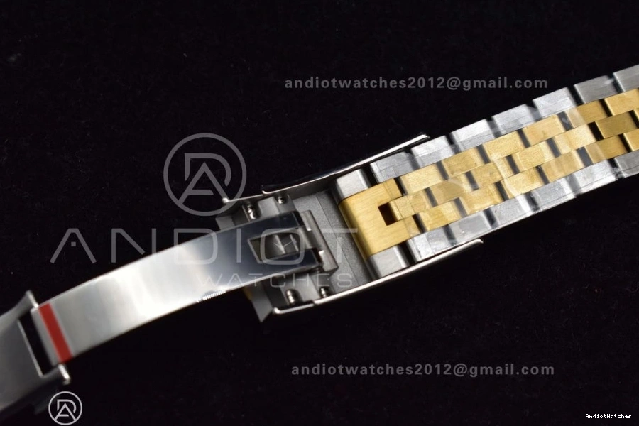 DateJust Bracelet VSF YG Steel 592 SS 904L on Elegant Gold 1:1 Best Jubilee 126231 Textured Edition Dial 36 VS 0705
